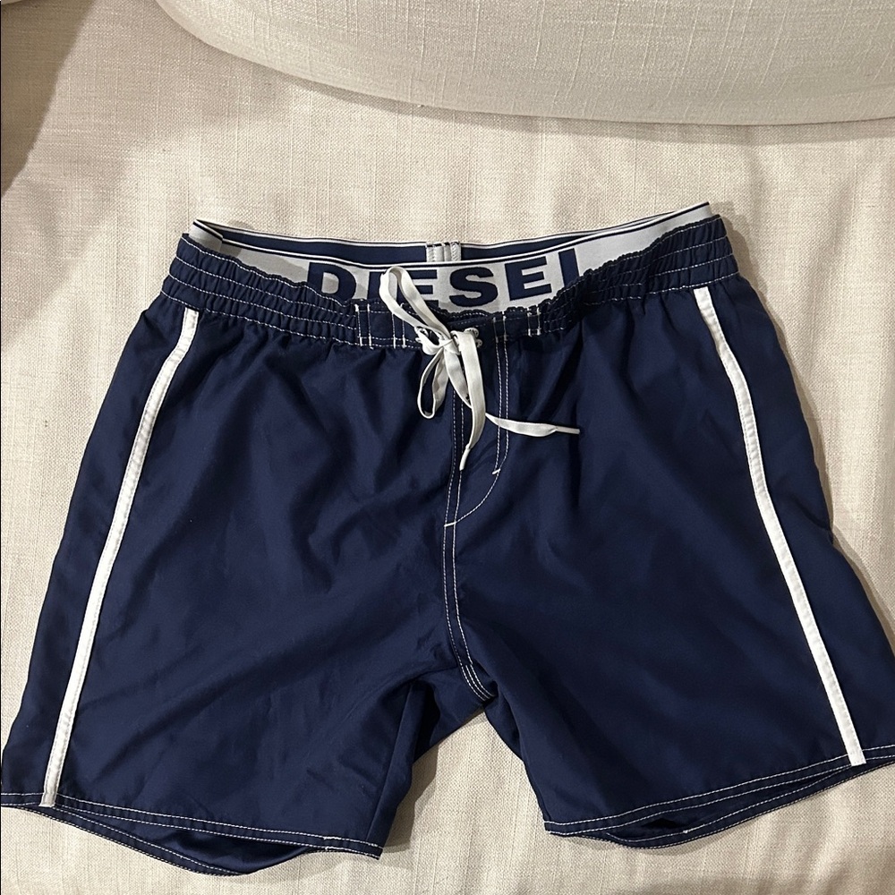Diesel Men's Dark Blue Swim Trunks